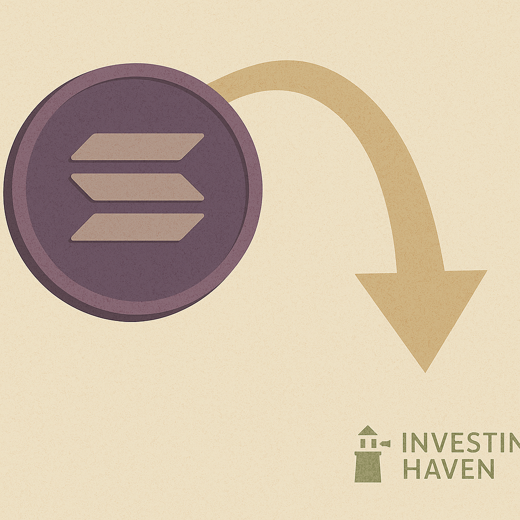 在看跌技术模式并增加令牌供应的情况下，Solana（Sol）倾斜
